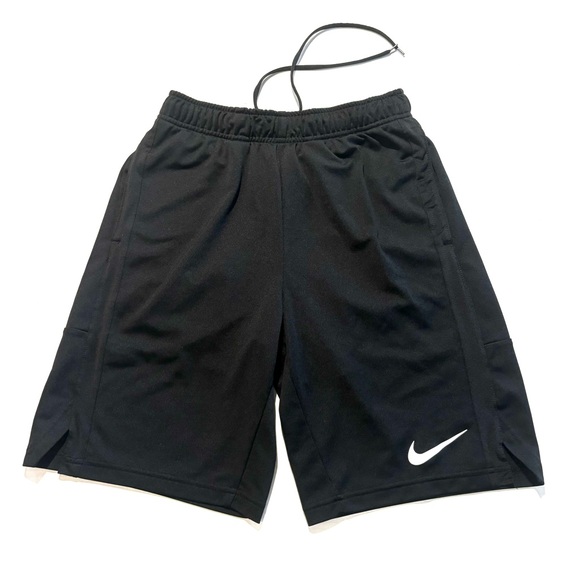 Nike Men's Dri-FIT Knit Training Workout Athletic Shorts Drawstring Black Size S - Picture 1 of 11